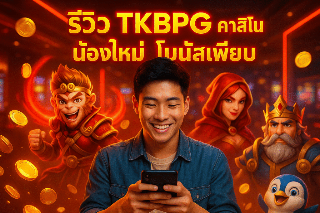 รีวิว TKBPG คาสิโนน้องใหม่ โบนัสเพียบ